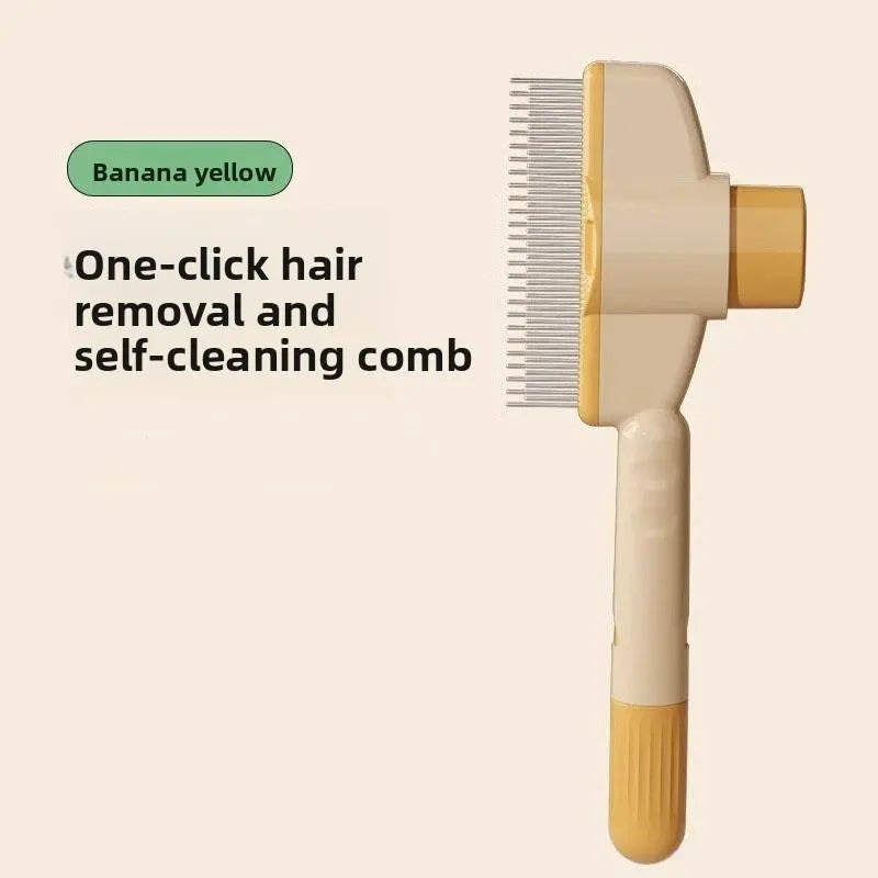 2 PCS Cat Comb, Dog Comb for Detangling and Removing Loose Fur, Flea Comb, Nail Clippers – a Three-Piece Set Essential for Long-Haired Cats and Dogs.