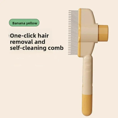 2 PCS Cat Comb, Dog Comb for Detangling and Removing Loose Fur, Flea Comb, Nail Clippers – a Three-Piece Set Essential for Long-Haired Cats and Dogs.