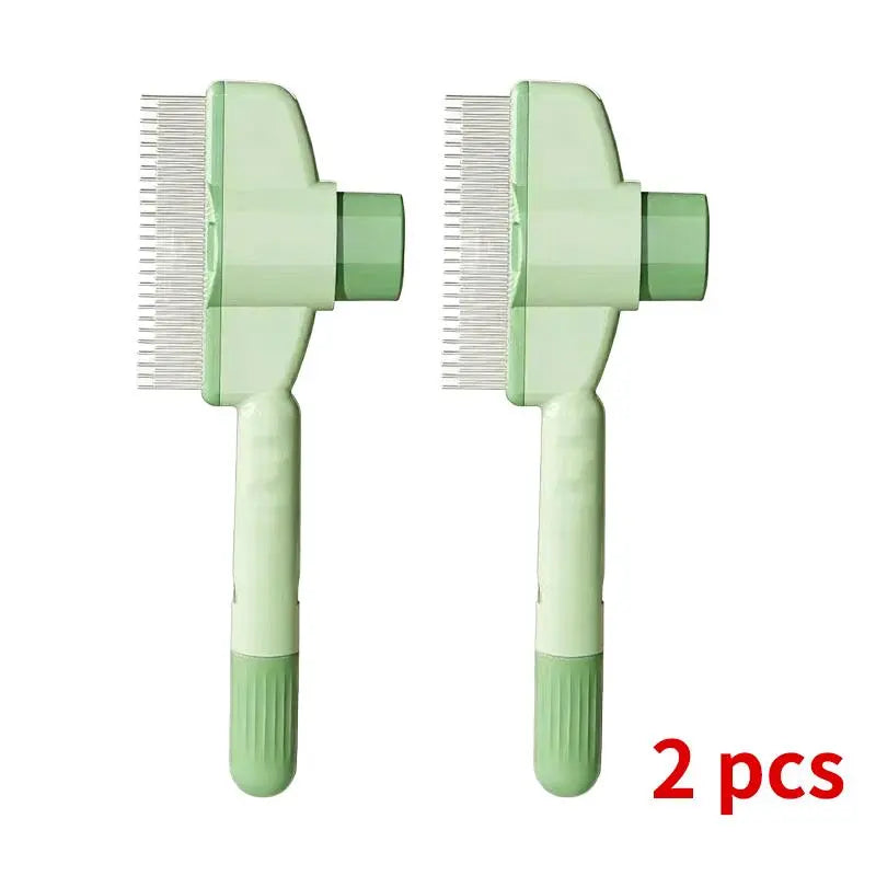 2 PCS Cat Comb, Dog Comb for Detangling and Removing Loose Fur, Flea Comb, Nail Clippers – a Three-Piece Set Essential for Long-Haired Cats and Dogs.